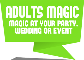 Magic at your parties wedding or event