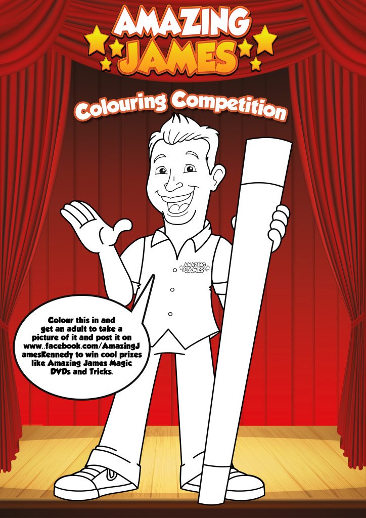 Amazing James Colouring sheet2015
